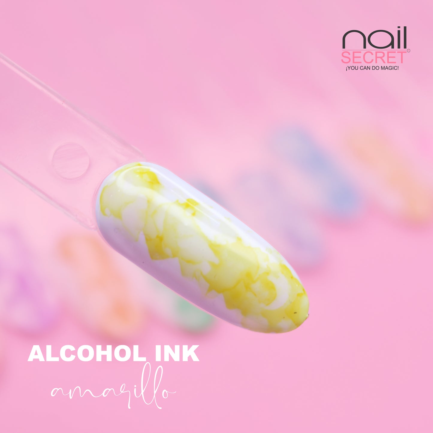 Tinta en Alcohol AMARILLO - Nailsecret