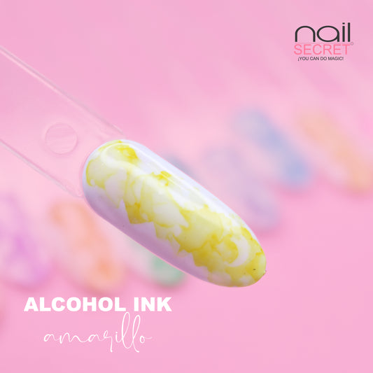 Tinta en Alcohol AMARILLO - Nailsecret