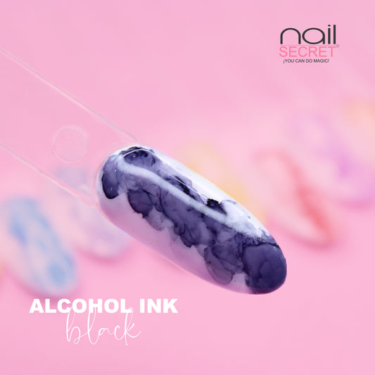 Tinta en Alcohol NEGRO - Nailsecret