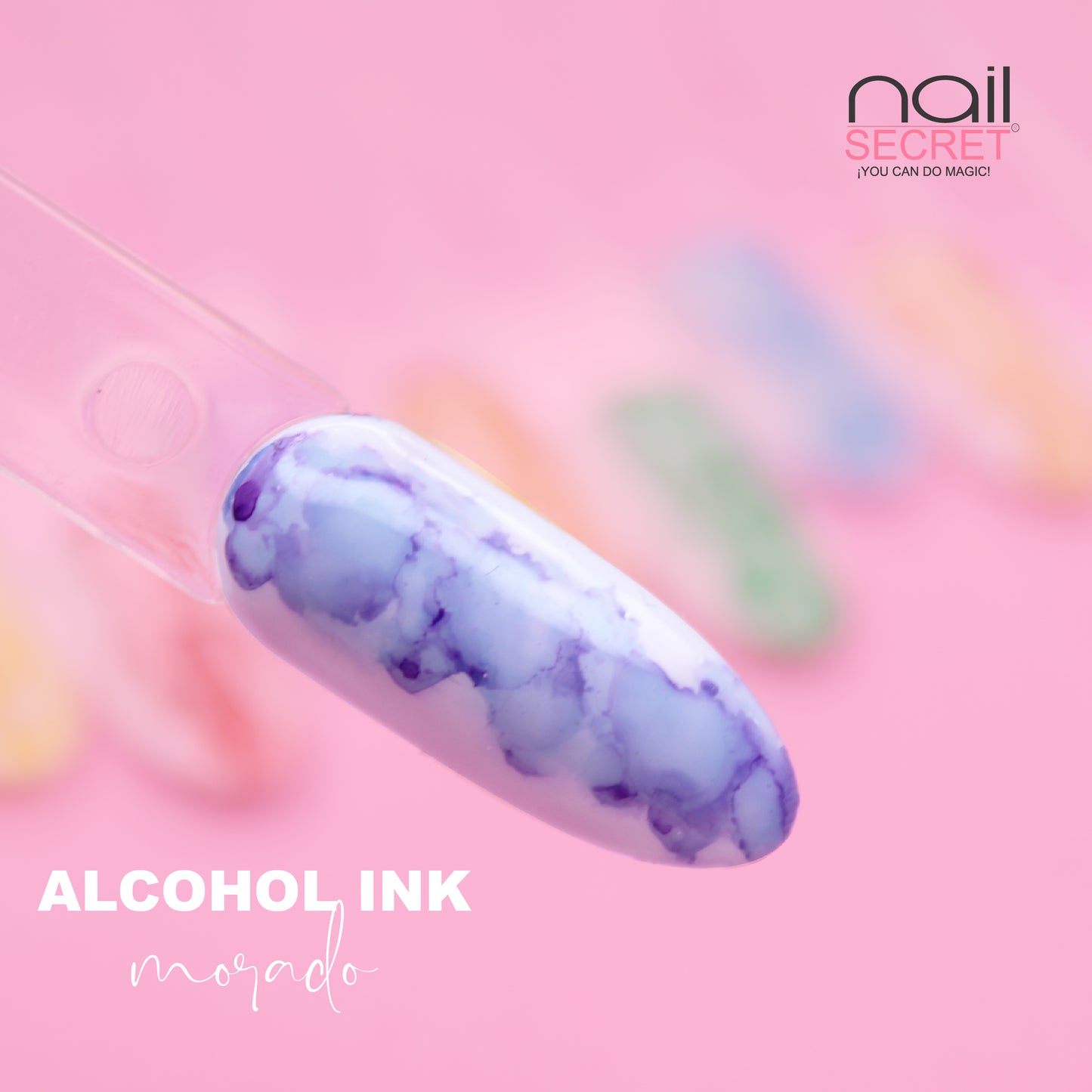 Tinta en Alcohol MORADO - Nailsecret