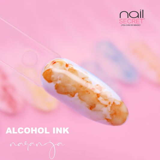 Tinta en Alcohol NARANJA - Nailsecret