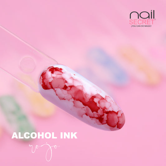 Tinta en Alcohol ROJO - Nailsecret