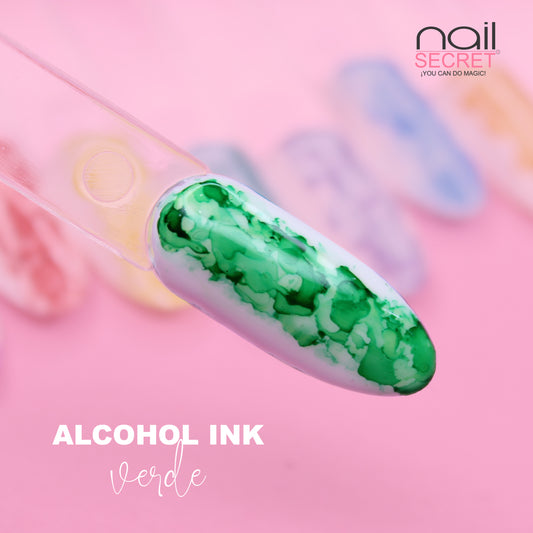 Tinta en Alcohol VERDE - Nailsecret