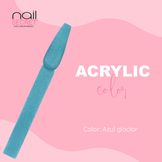 Acrílico de color AZUL GLACIAR - Nailsecret