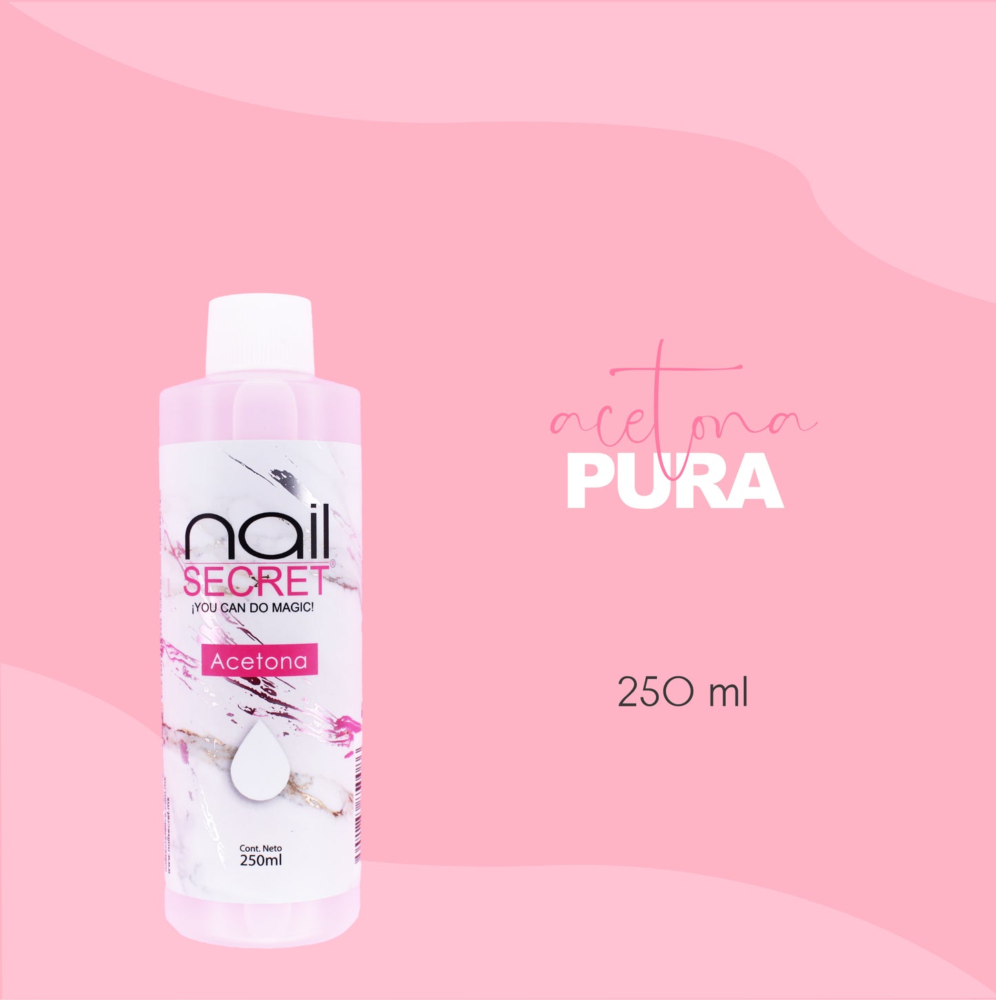 Acetona pura 250 ml - Nailsecret