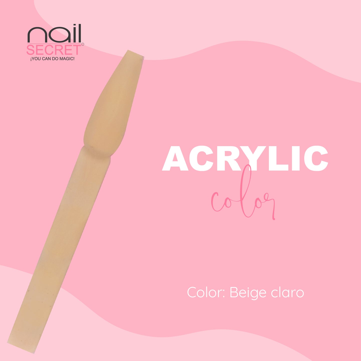 Acrílico de color BEIGE CLARO - Nailsecret