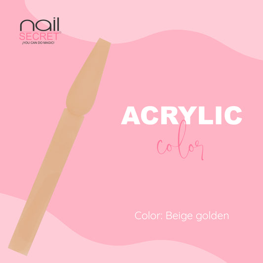 Acrílico de color BEIGE GOLDEN - Nailsecret
