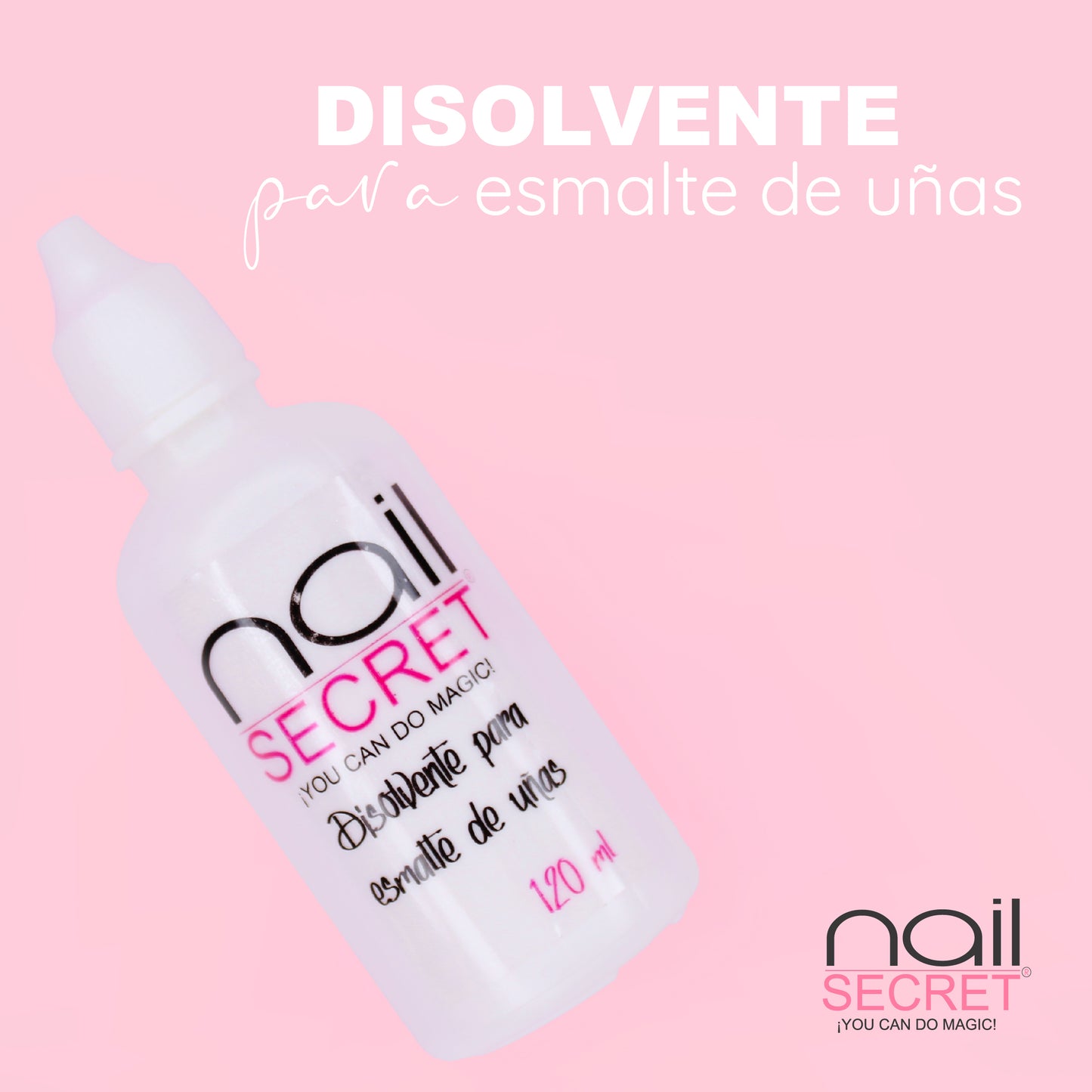 Disolvente para esmalte de uñas 120 ml - Nailsecret