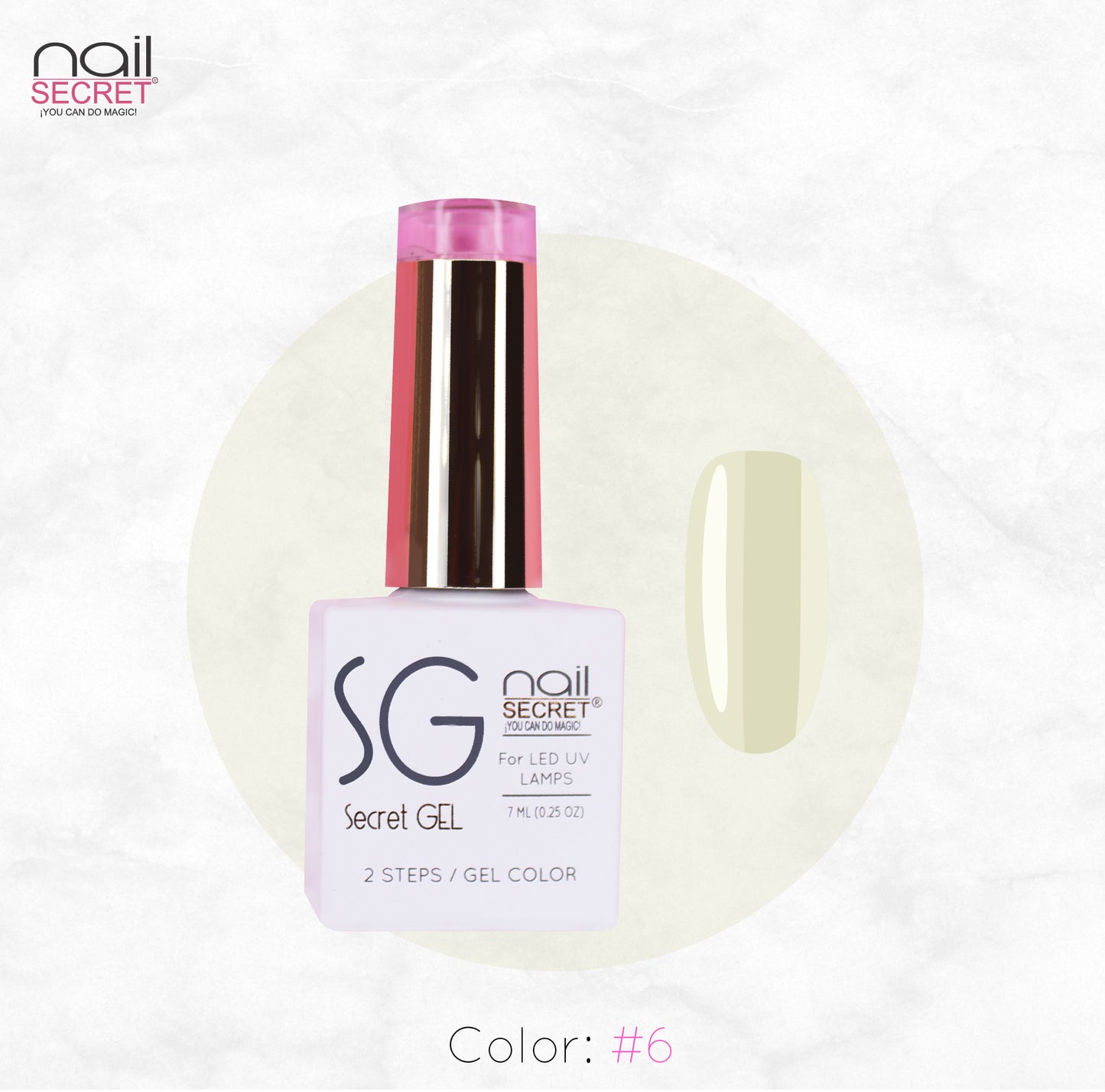 Secret Gel 7 ml - Color 06 - Gel de color Nailsecret