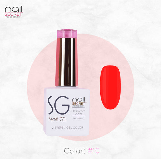 Secret Gel 7 ml - Color 10 - Gel de color Nailsecret