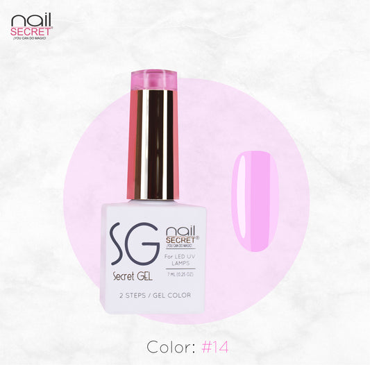 Secret Gel 7 ml - Color 14 - Gel de color Nailsecret