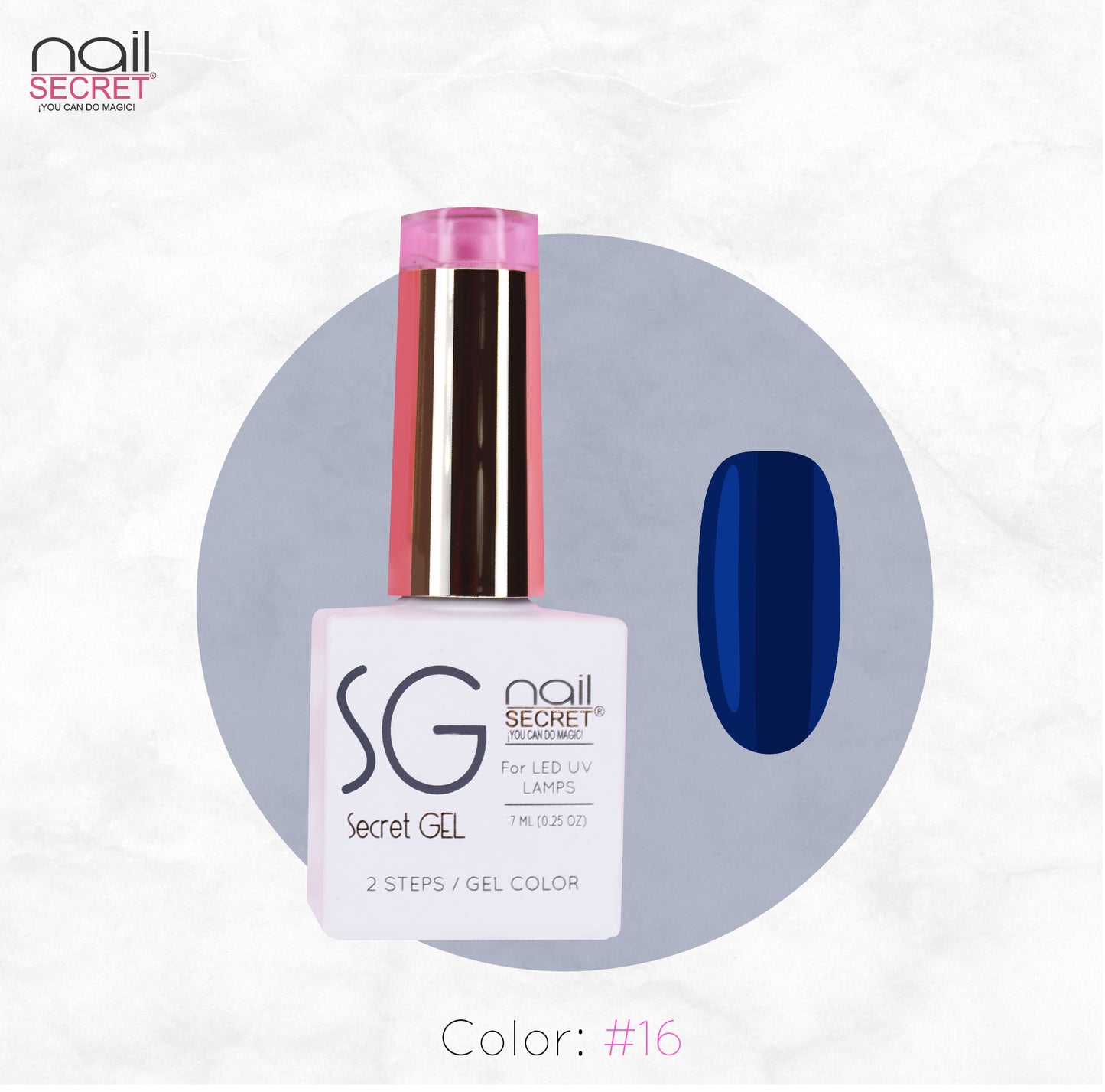 Secret Gel 7 ml - Color 16 - Gel de color Nailsecret