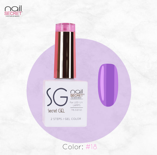 Secret Gel 7 ml - Color 18 - Gel de color Nailsecret