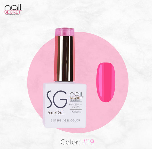 Secret Gel 7 ml - Color 19 - Gel de color Nailsecret