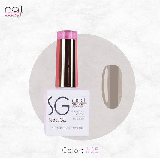 Secret Gel 7 ml - Color 25 - Gel de color Nailsecret