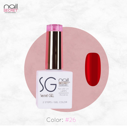 Secret Gel 7 ml - Color 26 - Gel de color Nailsecret