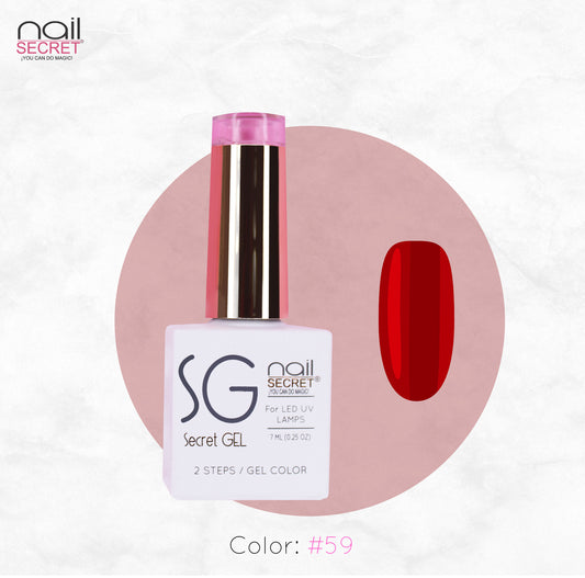 Secret Gel 7 ml - Color 59 - Gel de color Nailsecret