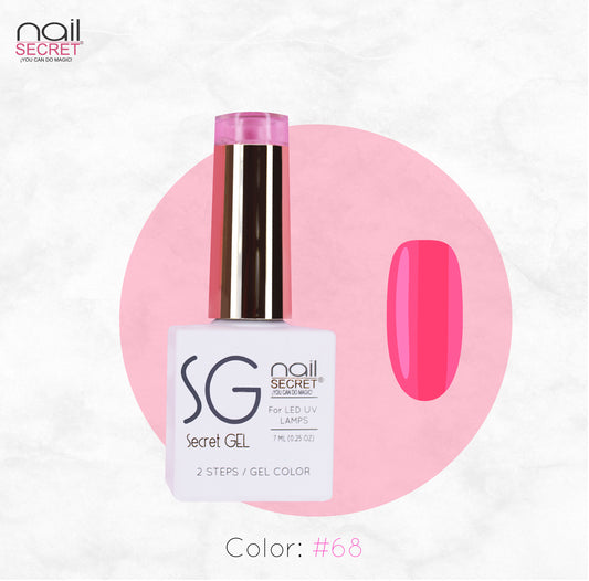 Secret Gel 7 ml - Color 68 - Gel de color Nailsecret