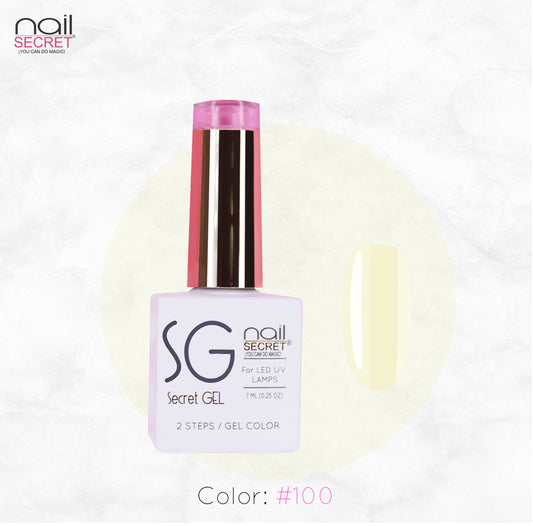 Secret Gel 7 ml - Color 100 - Gel de color Nailsecret