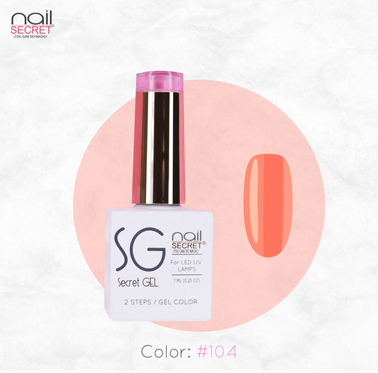 Secret Gel 7 ml - Color 104 - Gel de color Nailsecret
