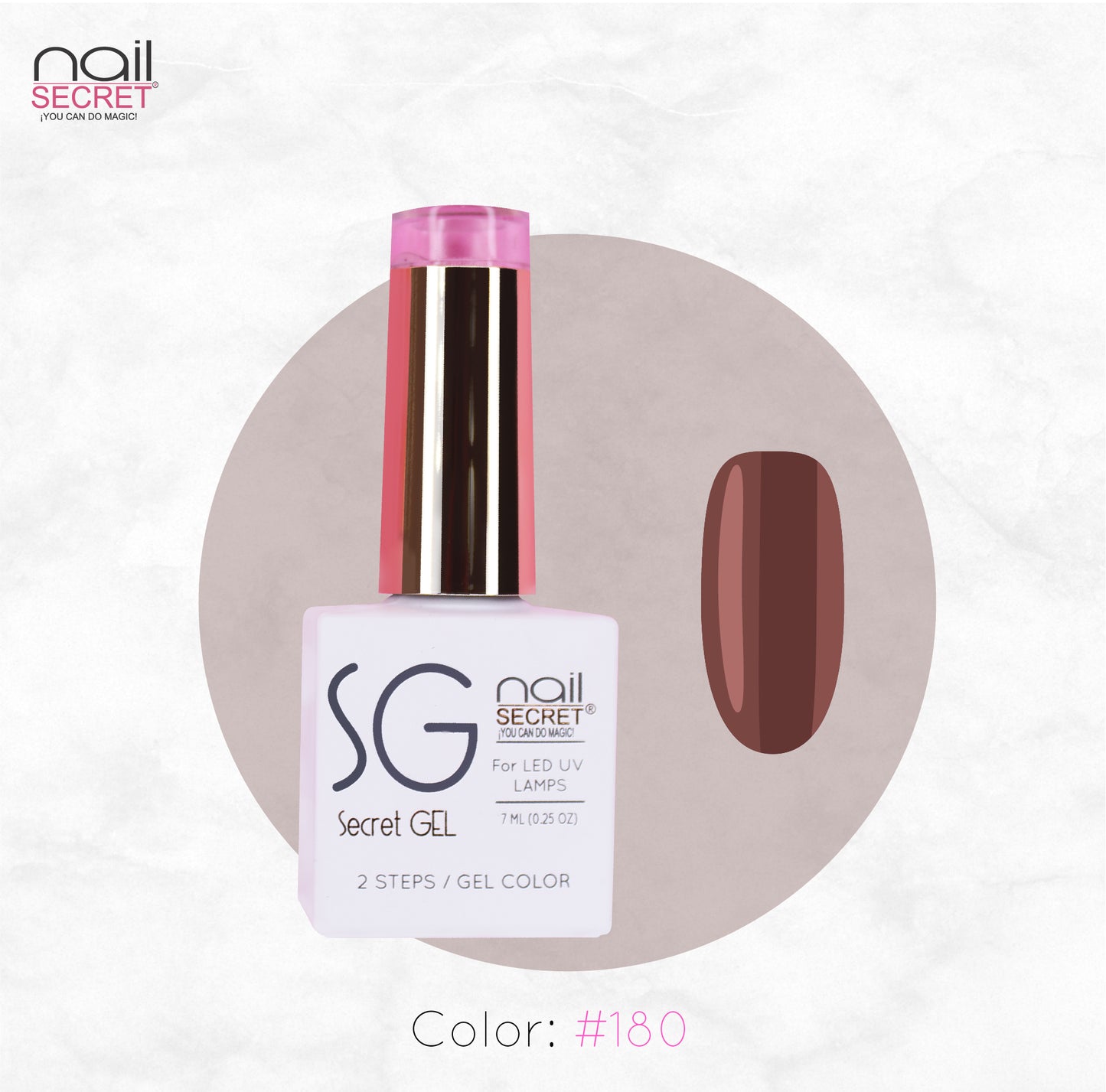 Secret Gel 7 ml - Color 240 - Gel de color Nailsecret