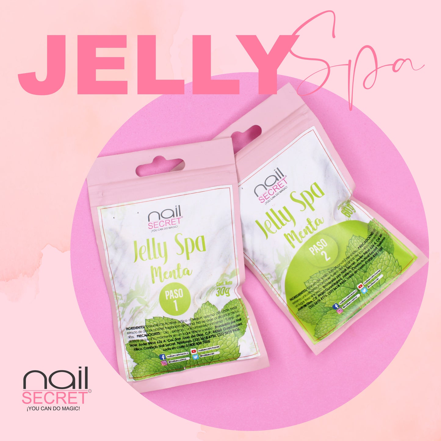 Jelly Spa 30 gr • Menta - NailSecret