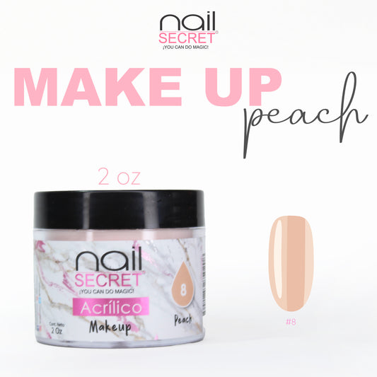 Acrílico Make Up #8 "Peach" 2 onzas - Nailsecret