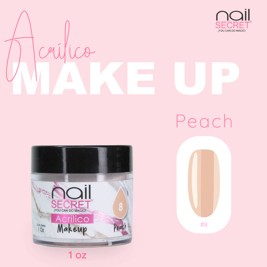 Acrílico Make Up #8 " Peach" 1 onza - Nailsecret