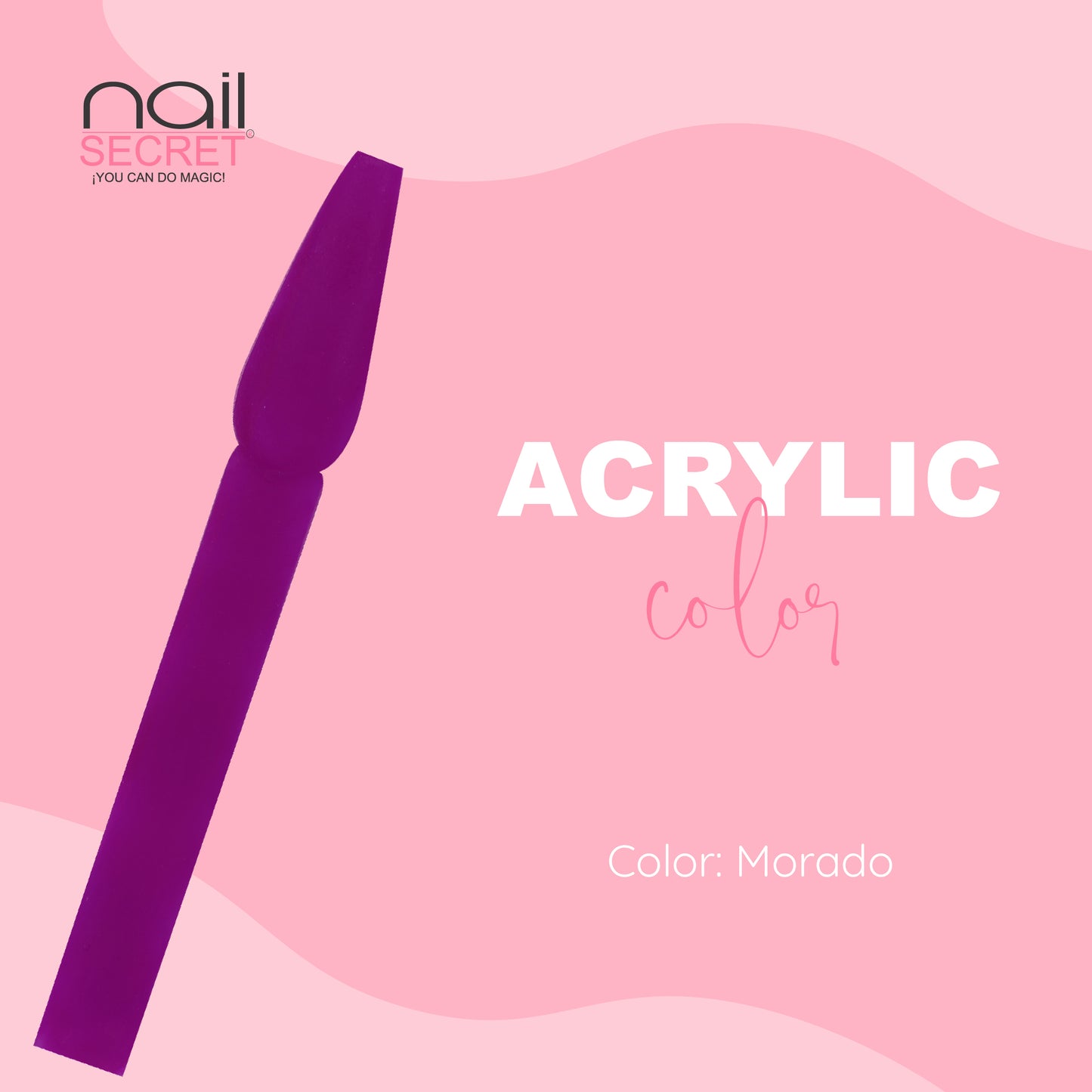 Acrílico de color MORADO - Nailsecret