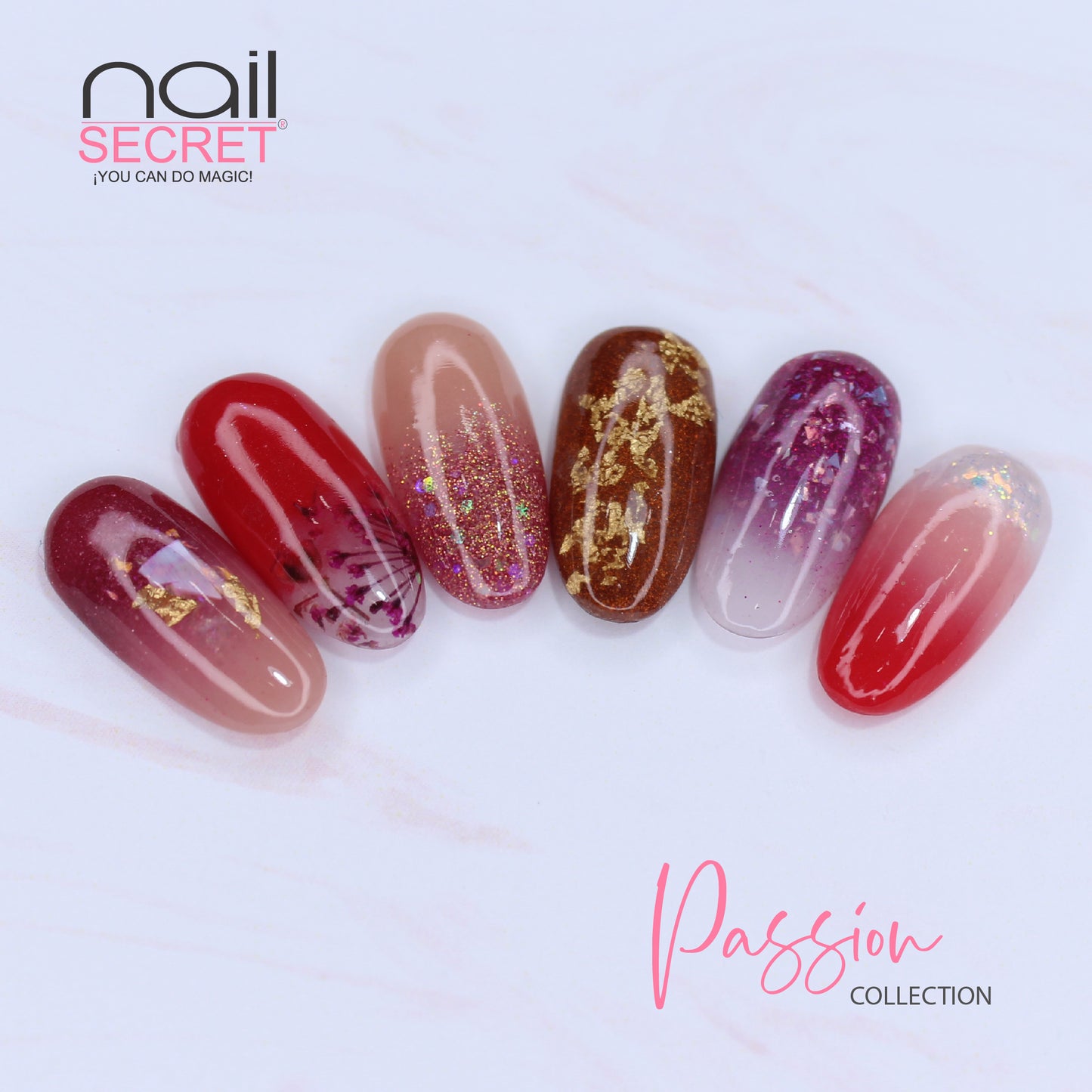 Colección de acrílicos PASSION - Nailsecret