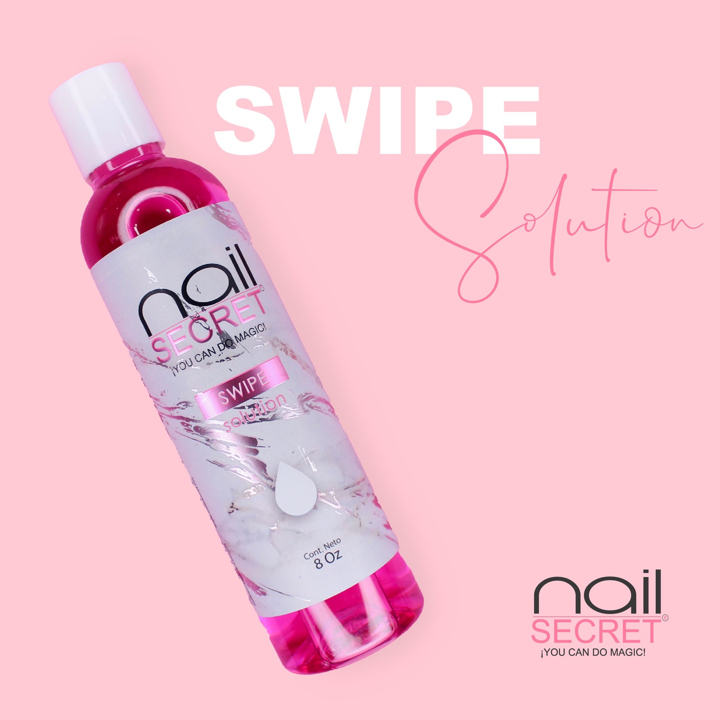 Swipe Solution 8 oz - Nailsecret