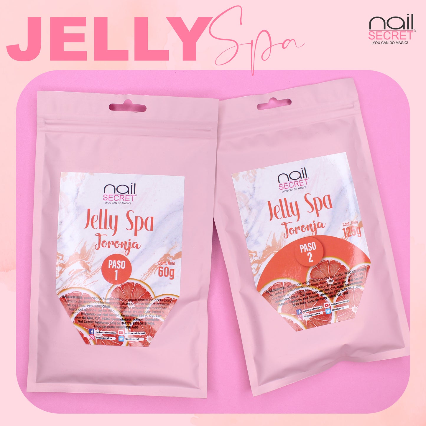 Jelly Spa 60 gr • Toronja - NailSecret