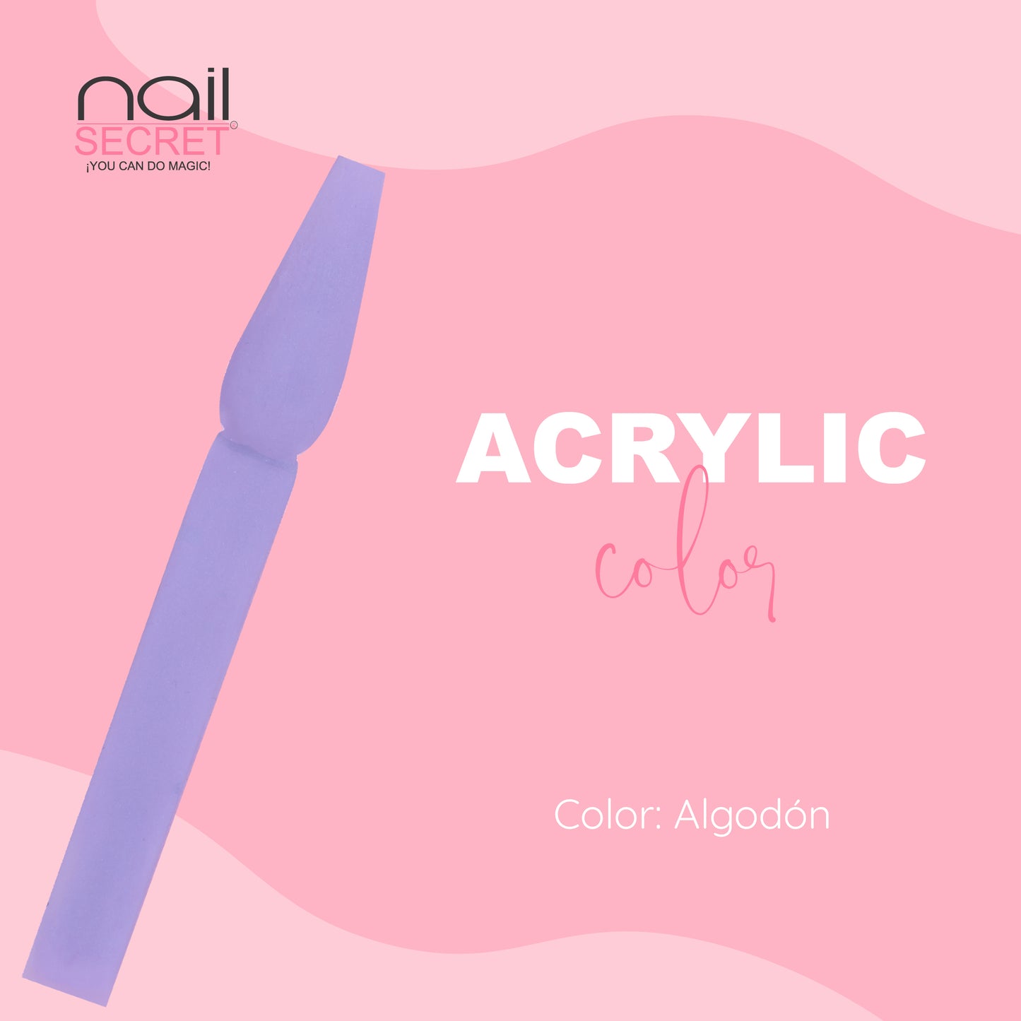 Acrílico de color ALGODÓN - Nailsecret