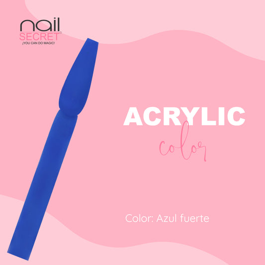 Acrílico de color AZUL FUERTE - Nailsecret