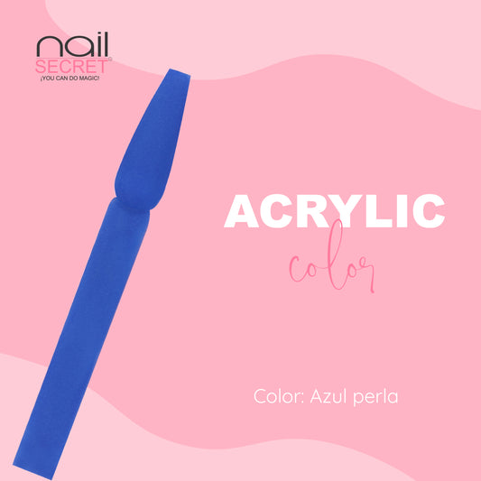 Acrílico de color AZUL PERLA - Nailsecret