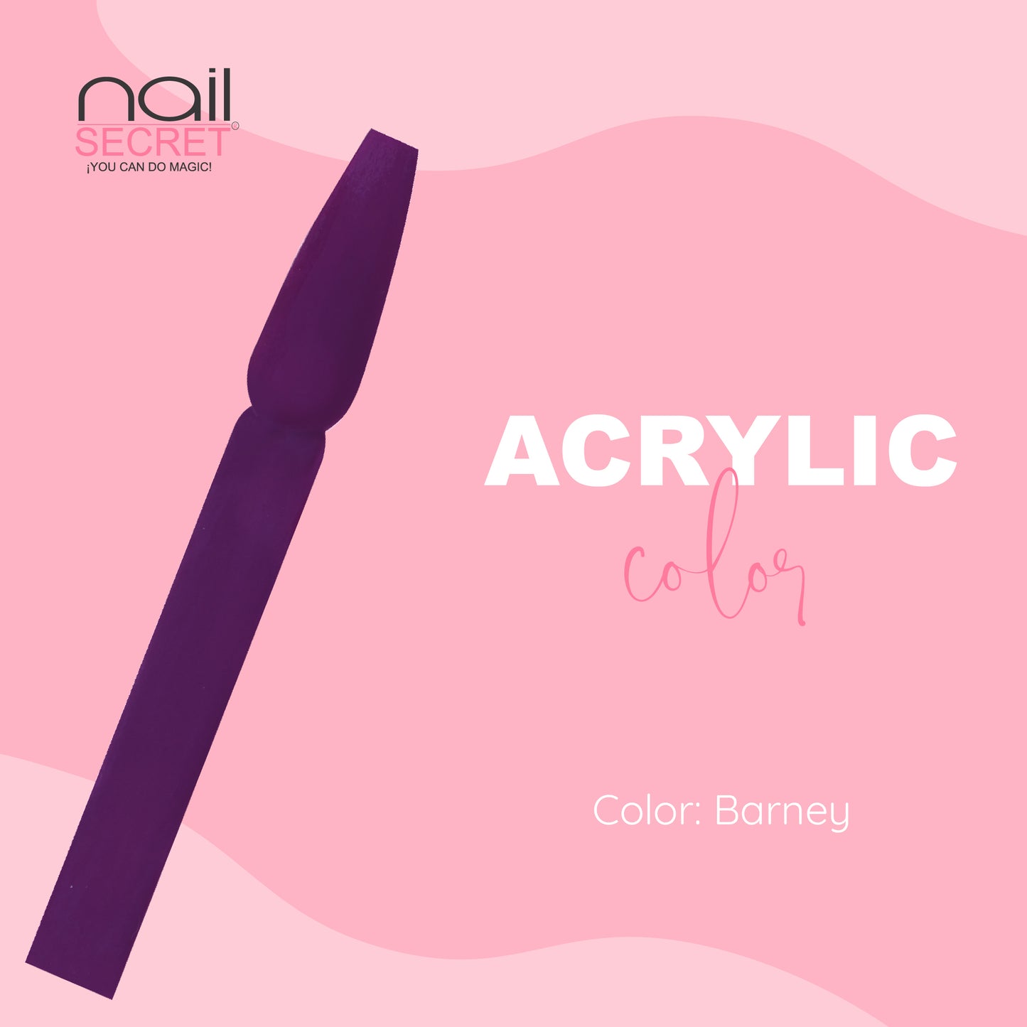 Acrílico de color BARNEY - Nailsecret