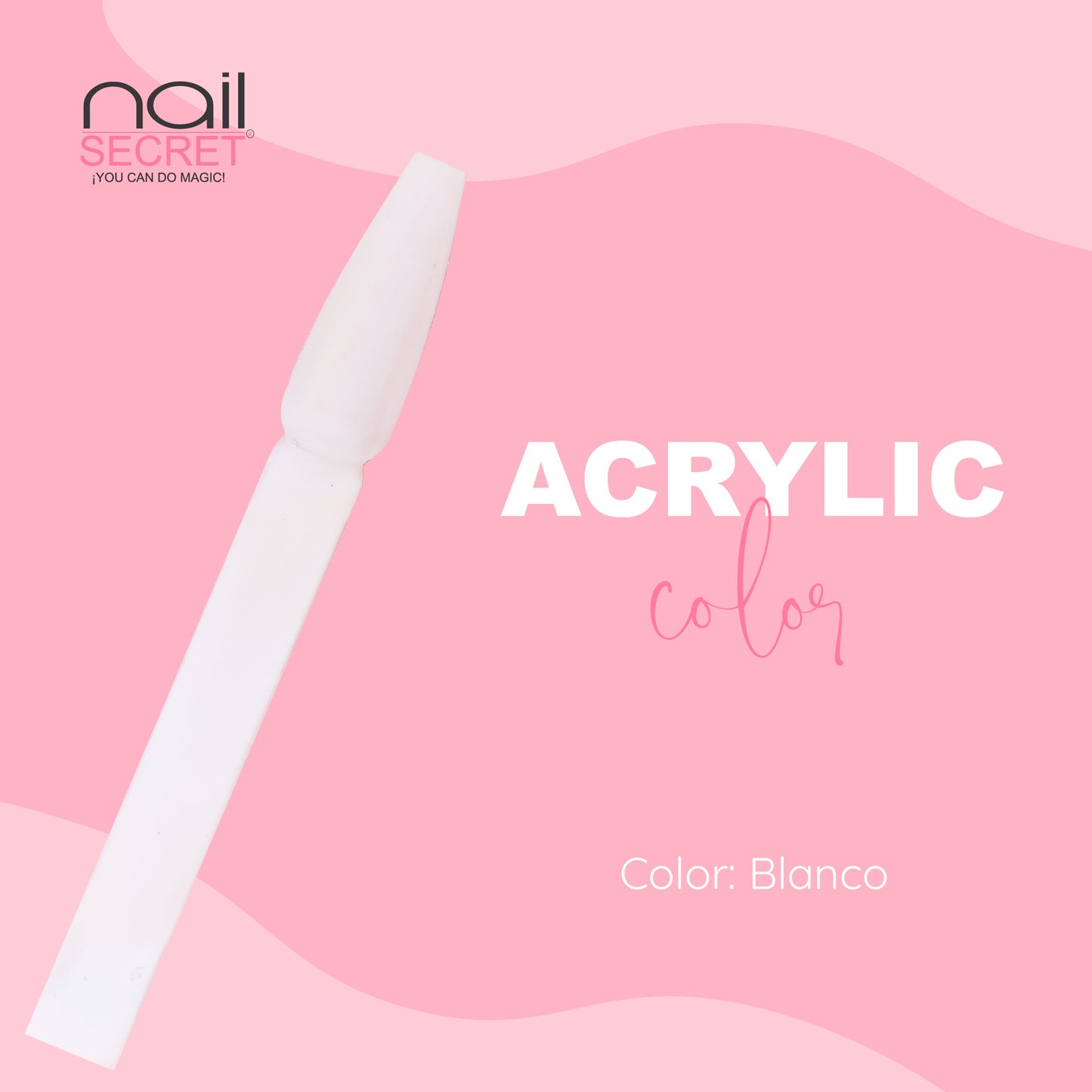 Acrílico de color BLANCO - Nailsecret