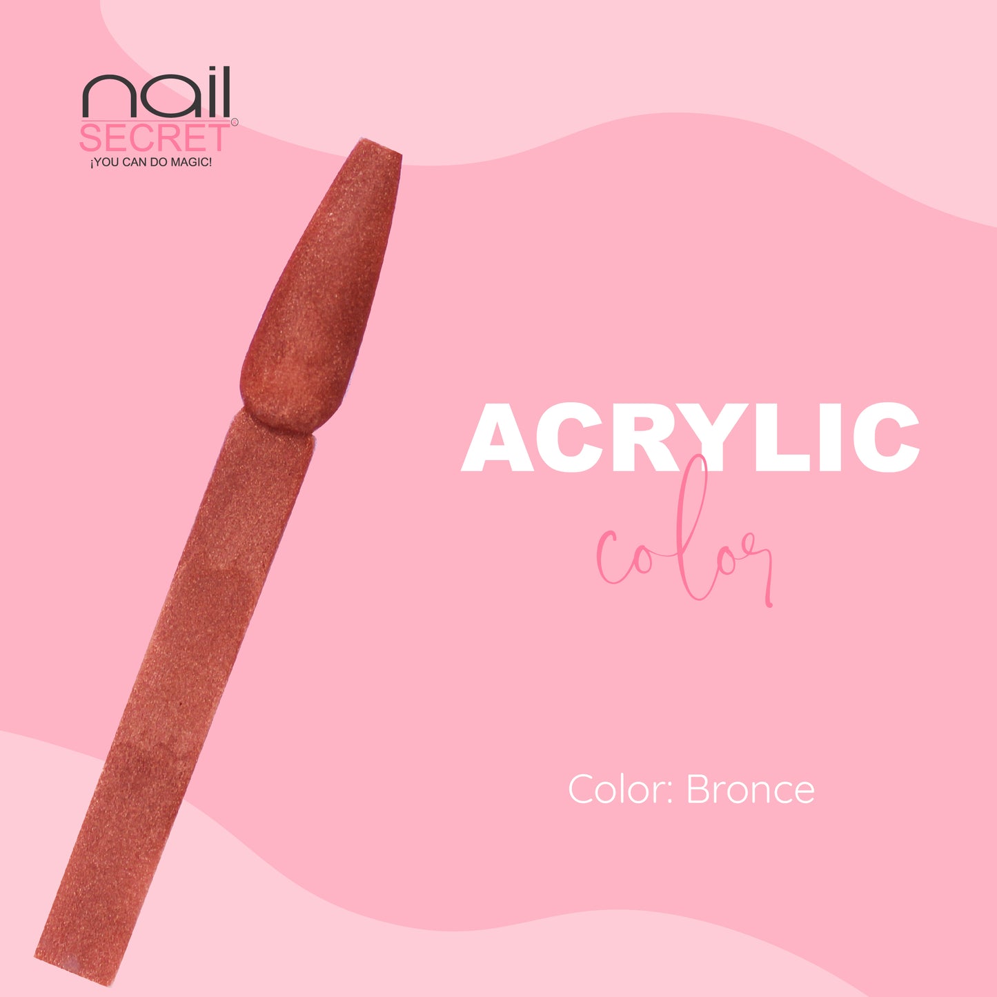 Acrílico de color BRONCE - Nailsecret