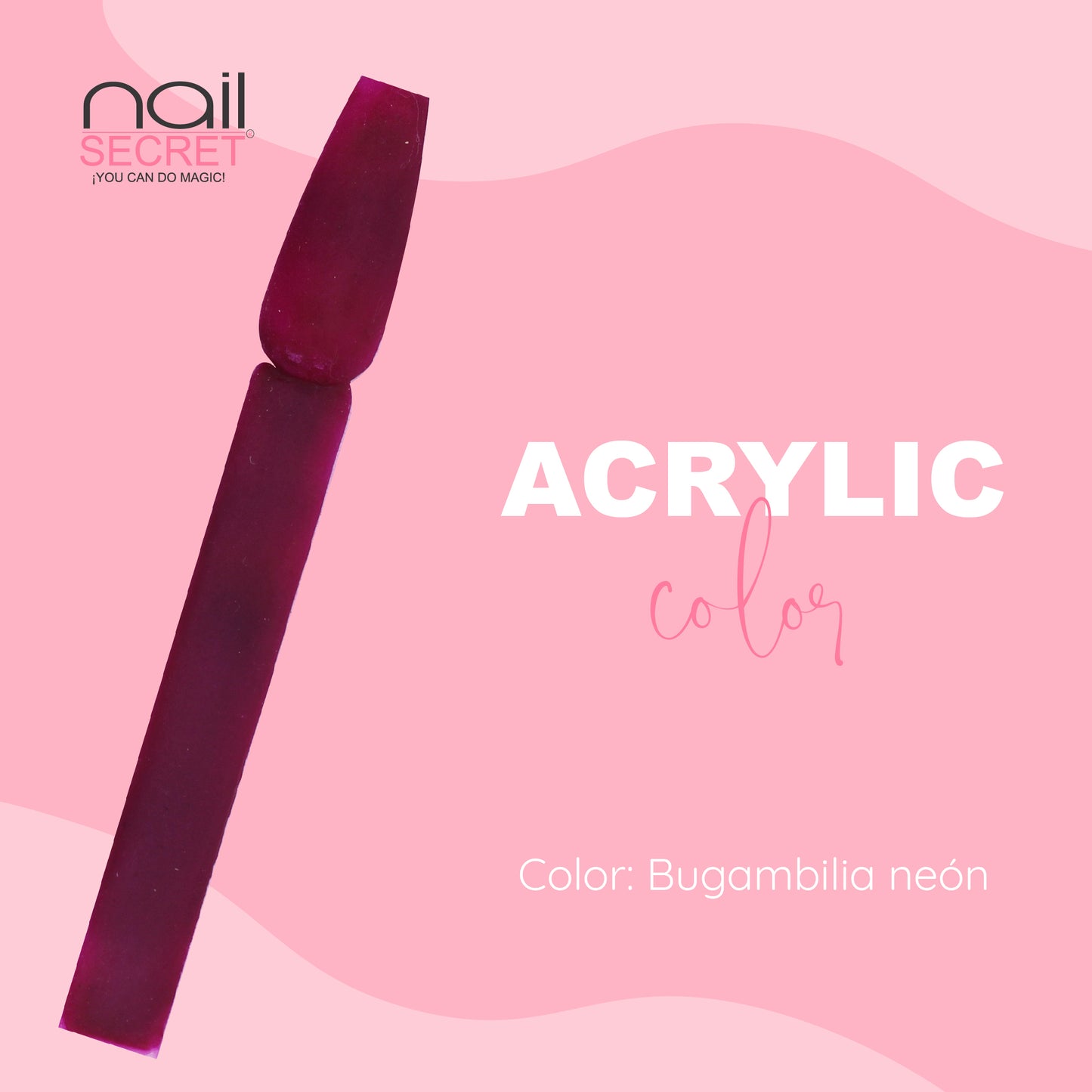 Acrílico de color BUGAMBILIA NEÓN - Nailsecret