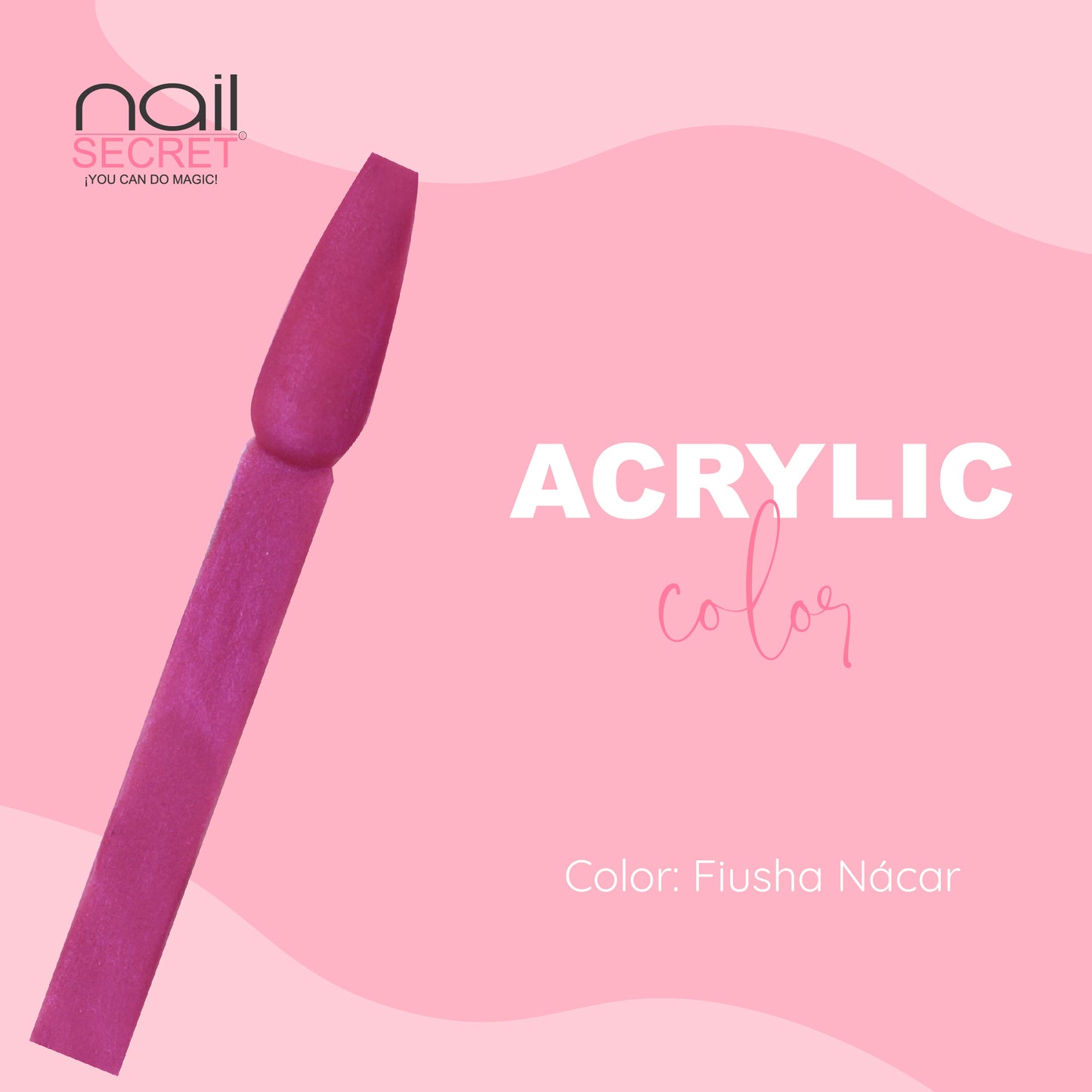 Acrílico de color FIUSHA NÁCAR - Nailsecret