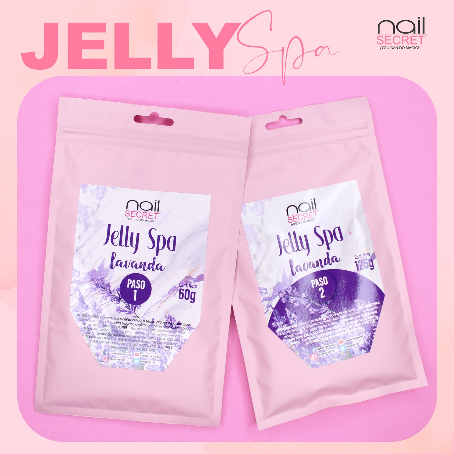 Jelly Spa 60 gr • Lavanda - NailSecret