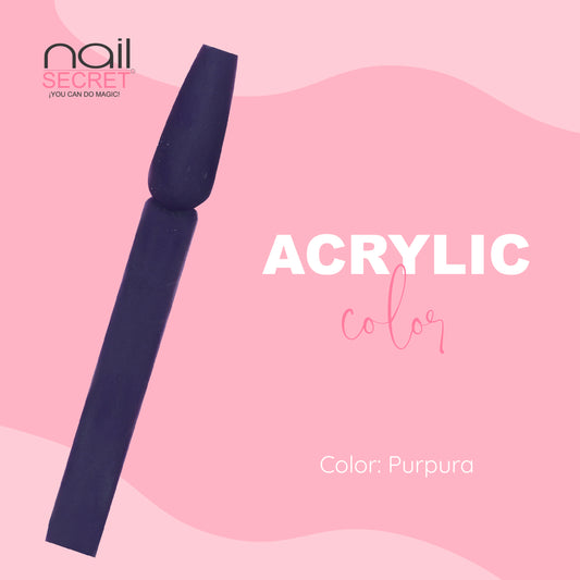 Acrílico de color PURPURA - Nailsecret