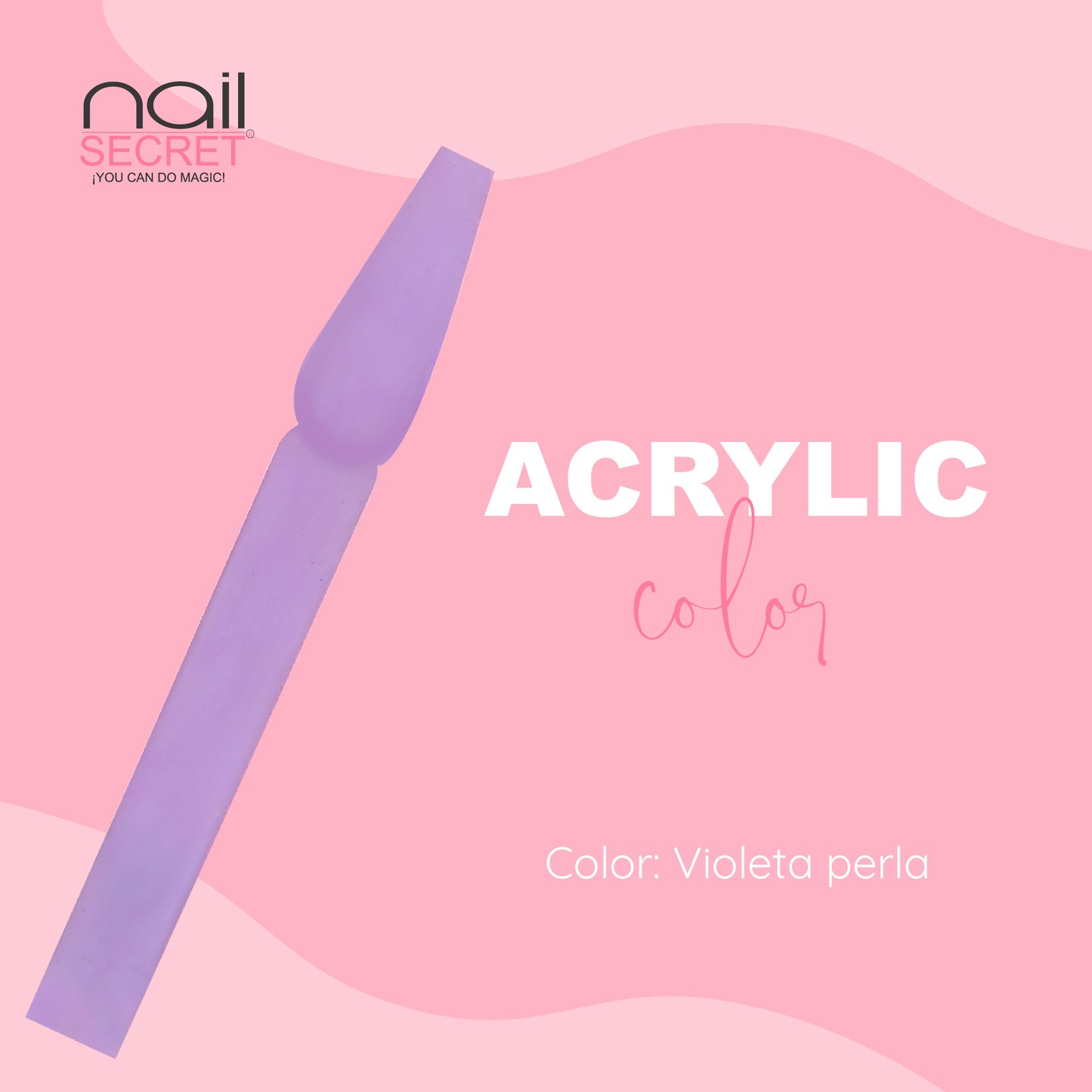 Acrílico de color VIOLETA PERLA - Nailsecret